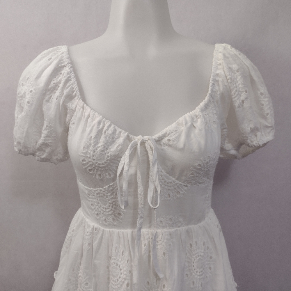 Princess Polly White Lace Mini Dress NWT Women's Size 2 - Picture 5 of 11